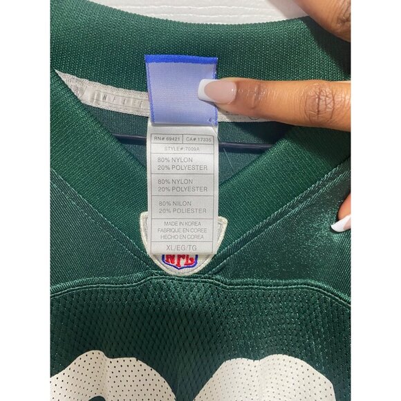 Vintage New York Jets Randy Moss #83 NFL Home Jersey Men's  XL Green Reebok - Picture 4 of 4